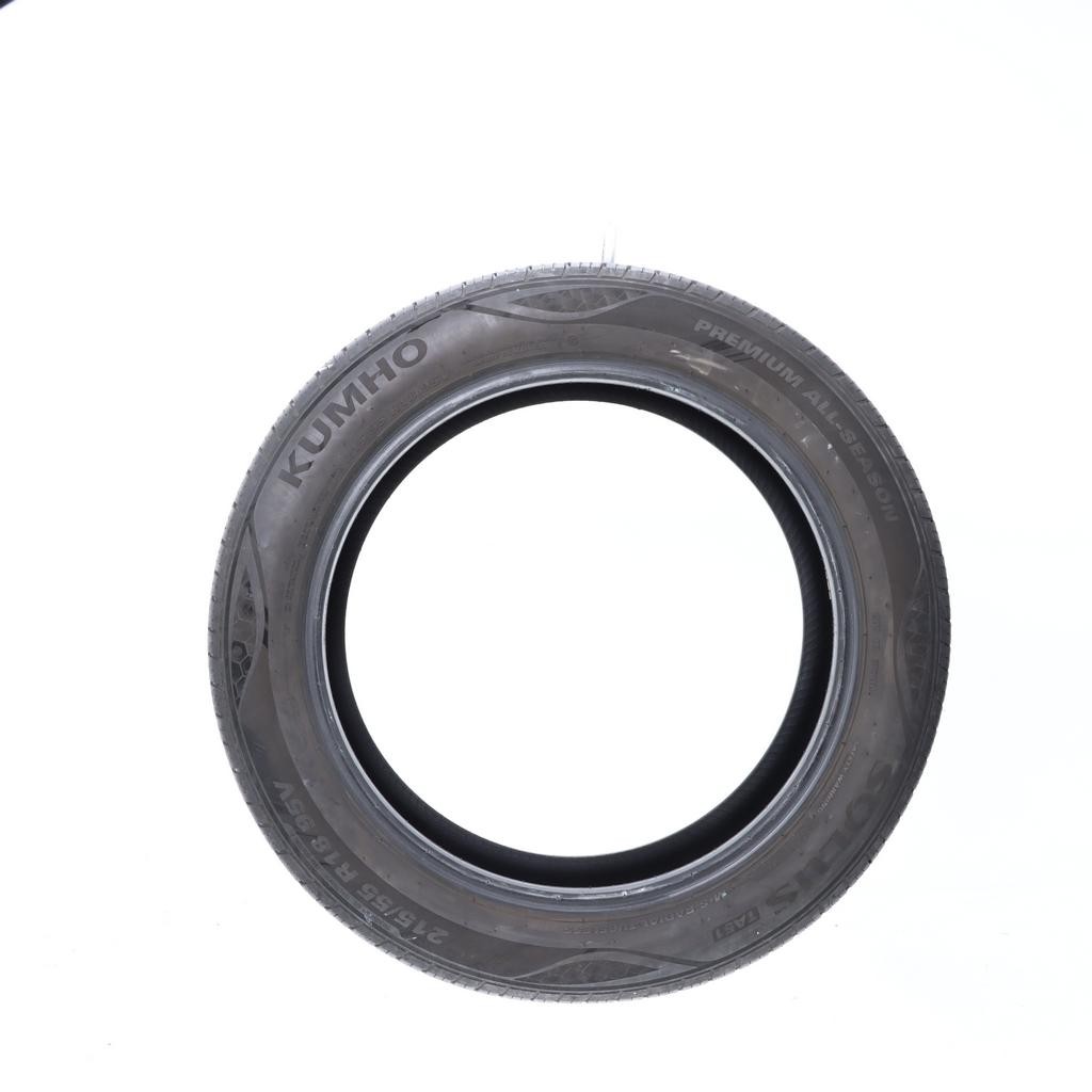 Set of (4) Used 215/55R18 Kumho Solus TA51 95V – 5.5-7.5/32 (1625Q)