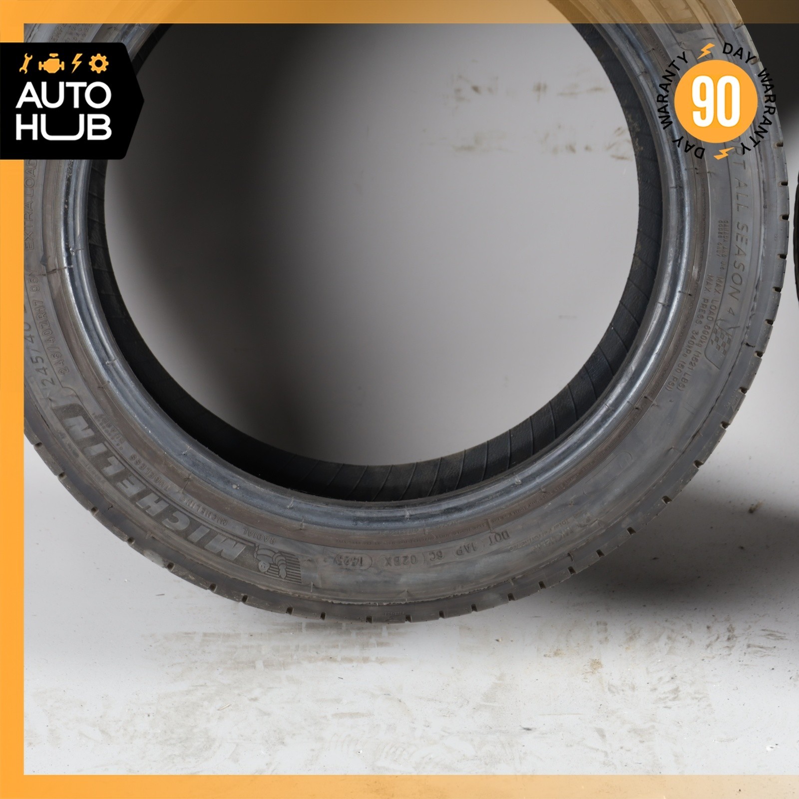 245/40ZR17 Michelin Pilot Sport All Season 4 245 40 17′ 95Y XL 8.5/32″ Set Of 2