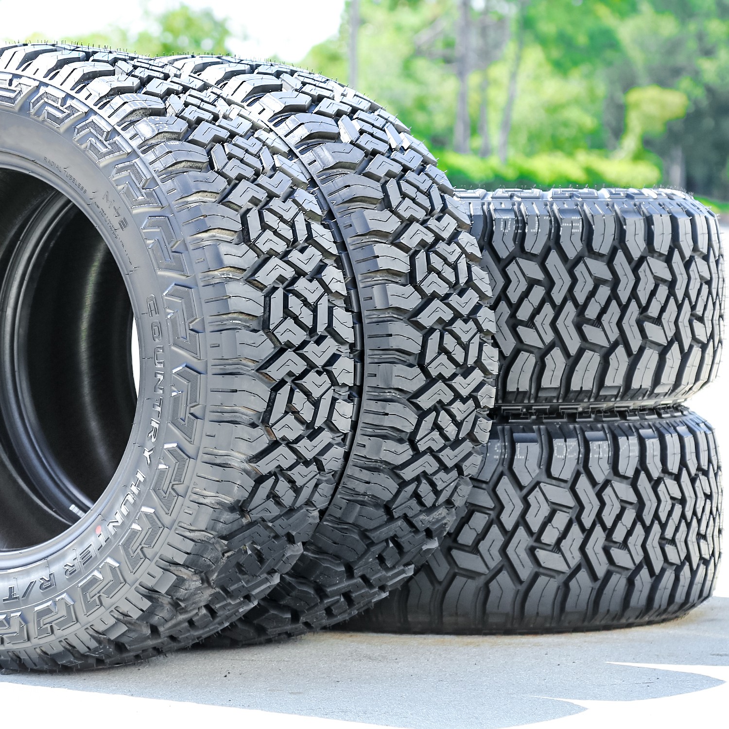 4 Tires Fury Country Hunter R/T LT 37X13.50R20 Load E 10 Ply RT Rugged Terrain