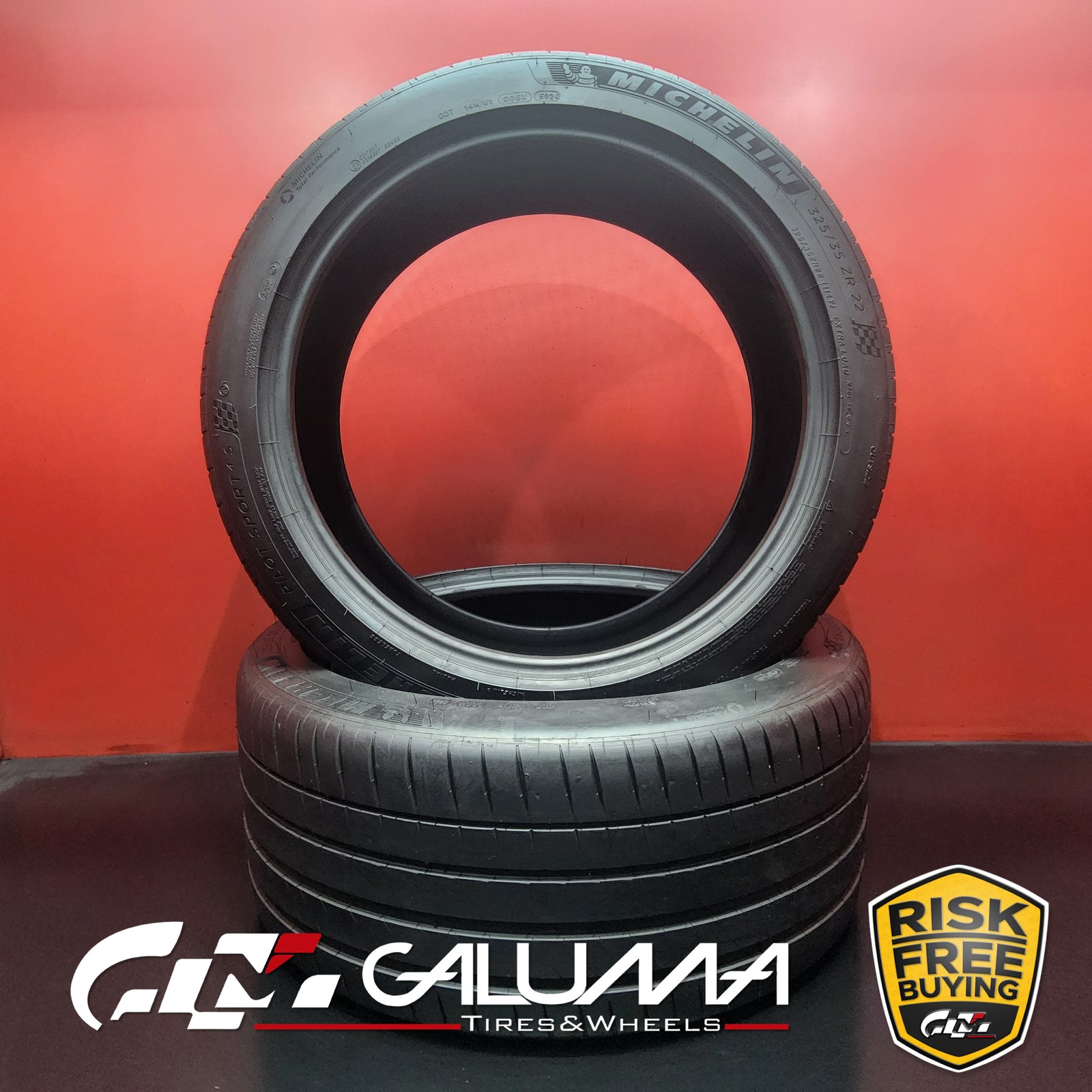 Set of 2 Tires Michelin Pilot Sport 4S MO1 XL 325/35ZR22 325/35/22 114Y #95073