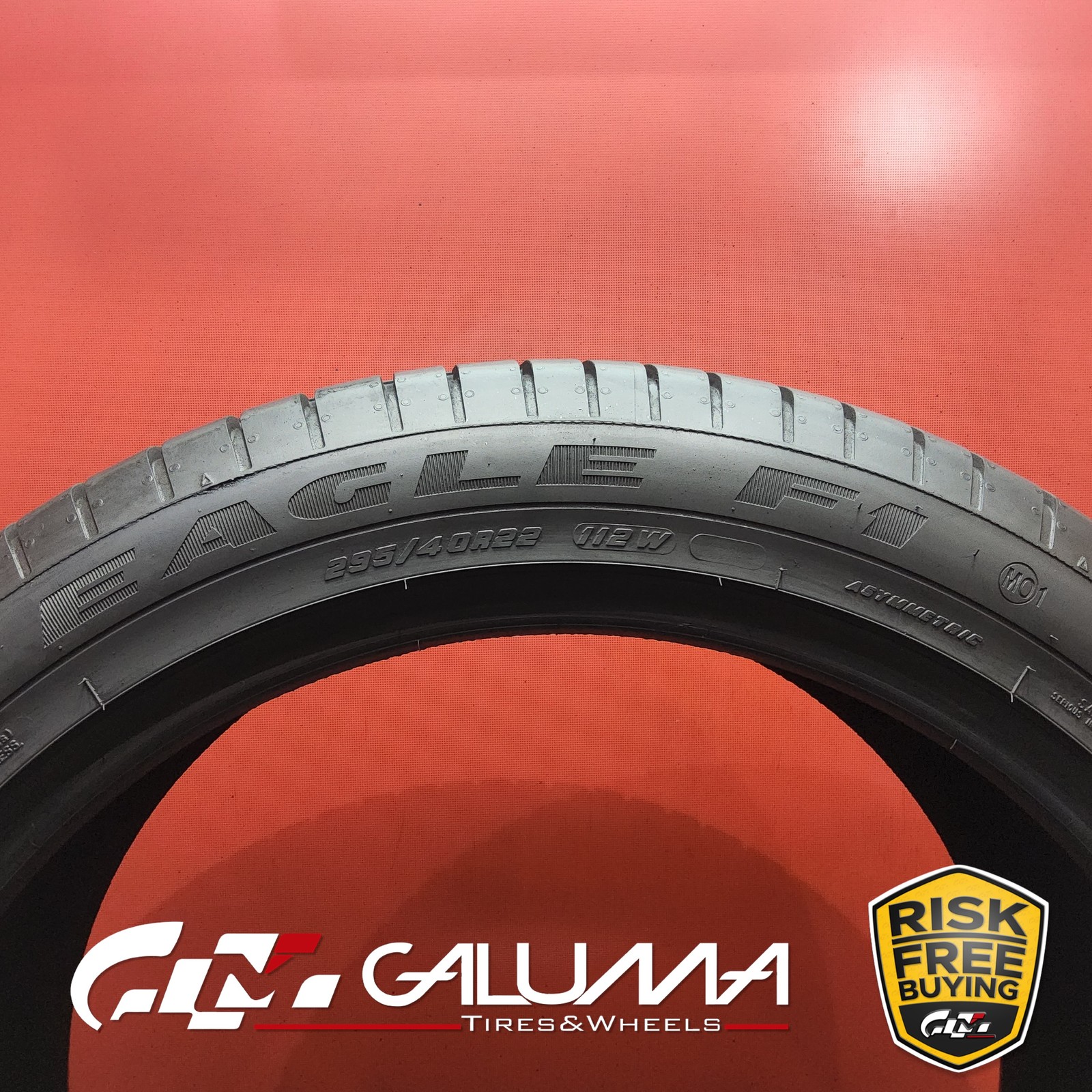 Set of 2 Tires LikeNEW Goodyear Eagle F1 Asymmetric SUV MO1 XL 295/40R22 #96031
