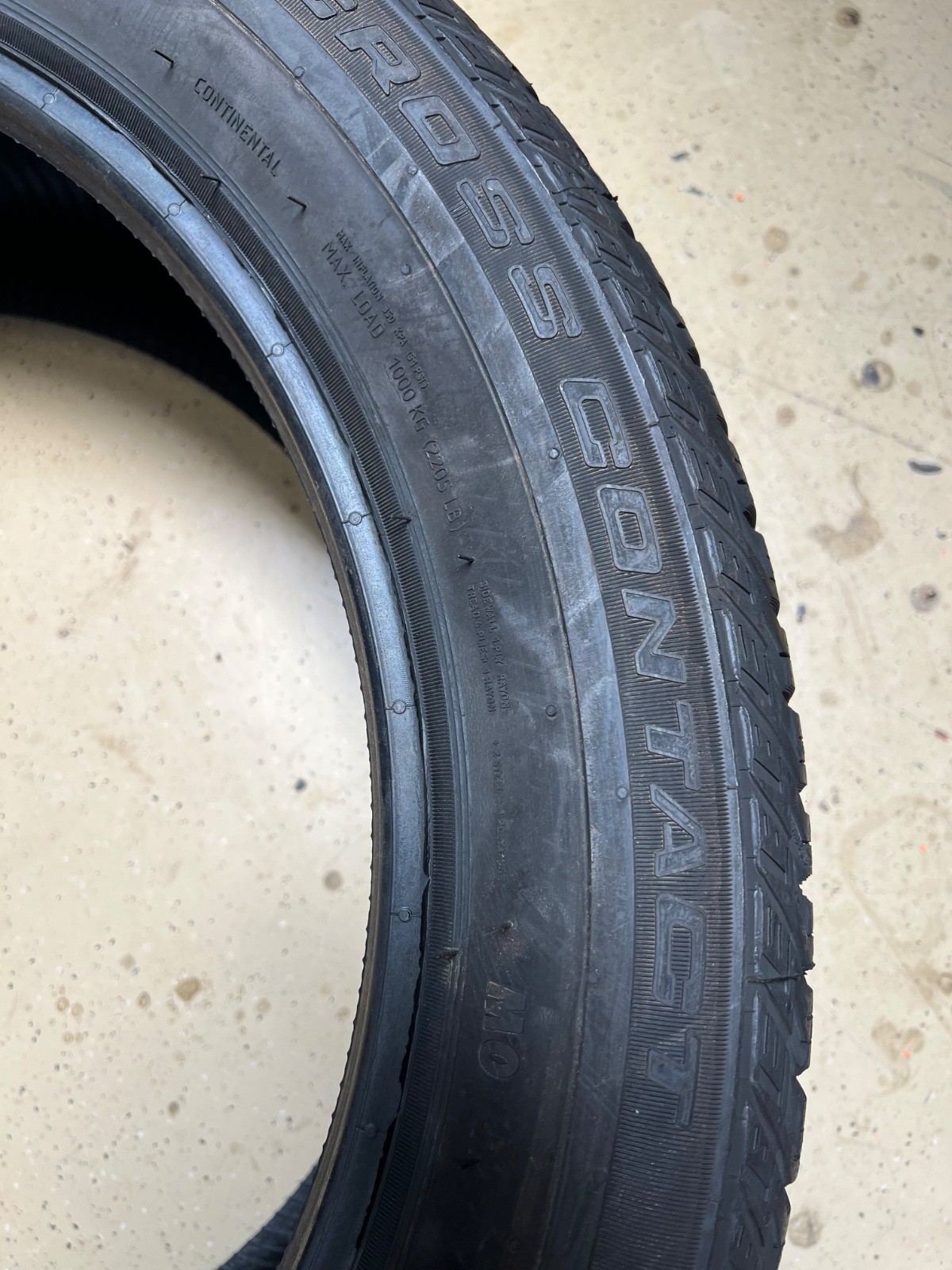 1 – NEW 265/45R20 XL (108H) Continental CrossContact LX Sport (MO) – 6180