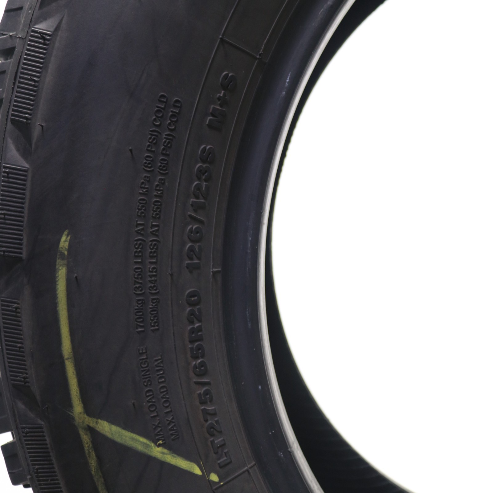 Used LT 275/65R20 Westlake Radial SL369 A/T – 126/123S – 7.5/32 No Repairs