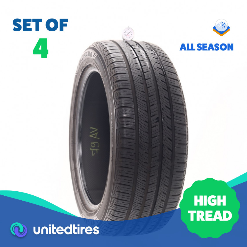 Set of (4) Used 255/50R20 Yokohama YK-CTX 109V – 8.5-9.5/32