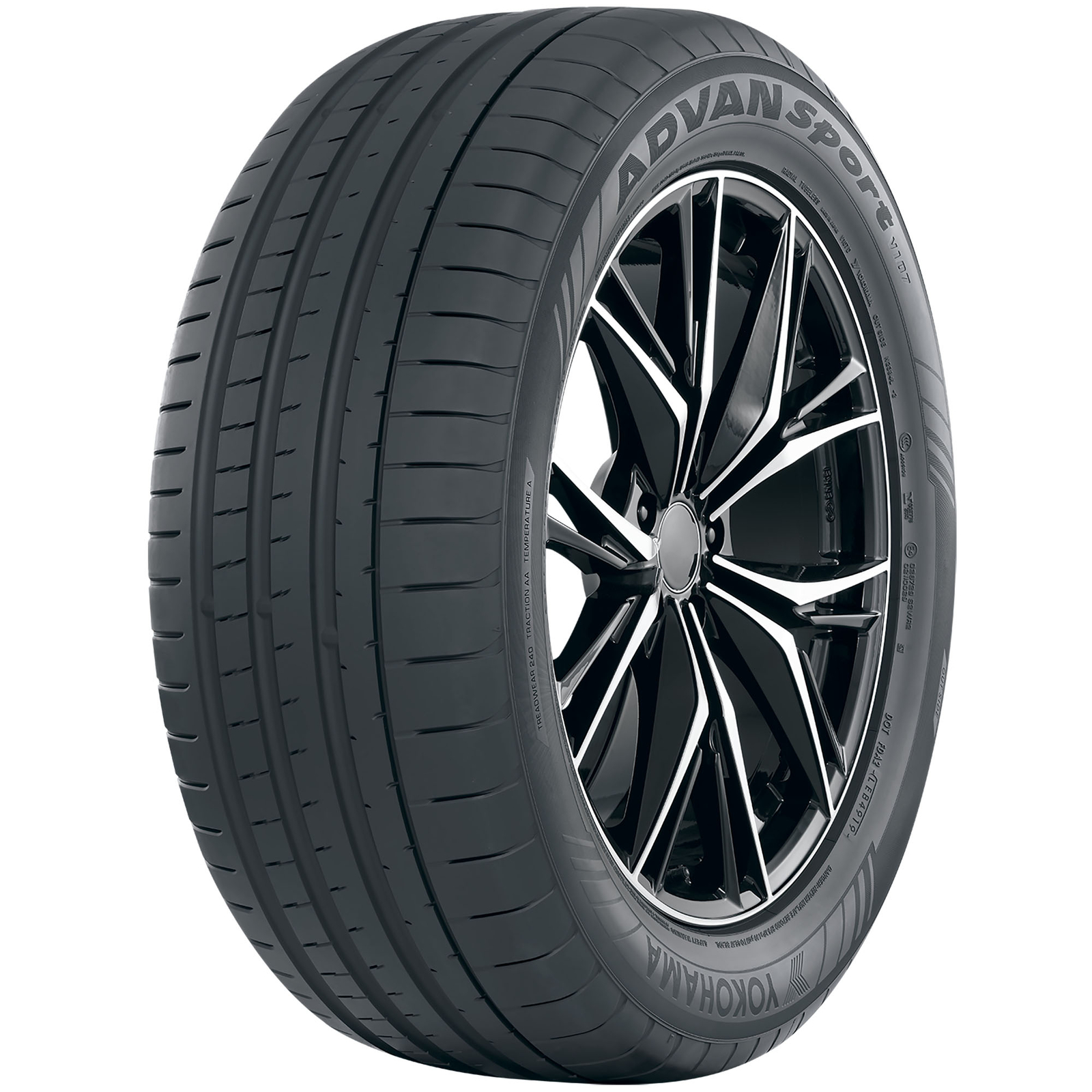 2 New Yokohama Advan Sport V107e – 275/40r22 Tires 2754022 275 40 22