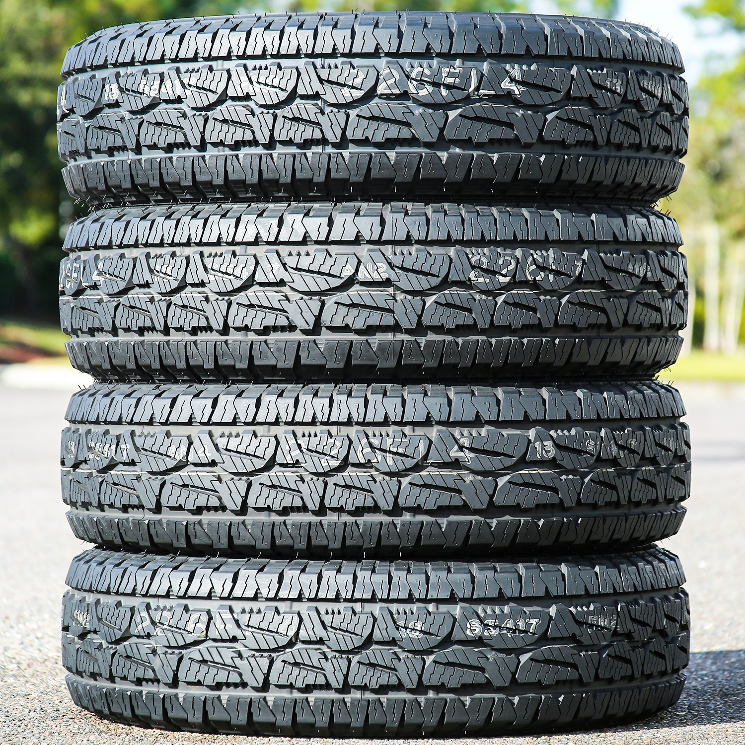 2 Tires Bridgestone Dueler A/T REVO 3 275/55R20 111T AT All Terrain