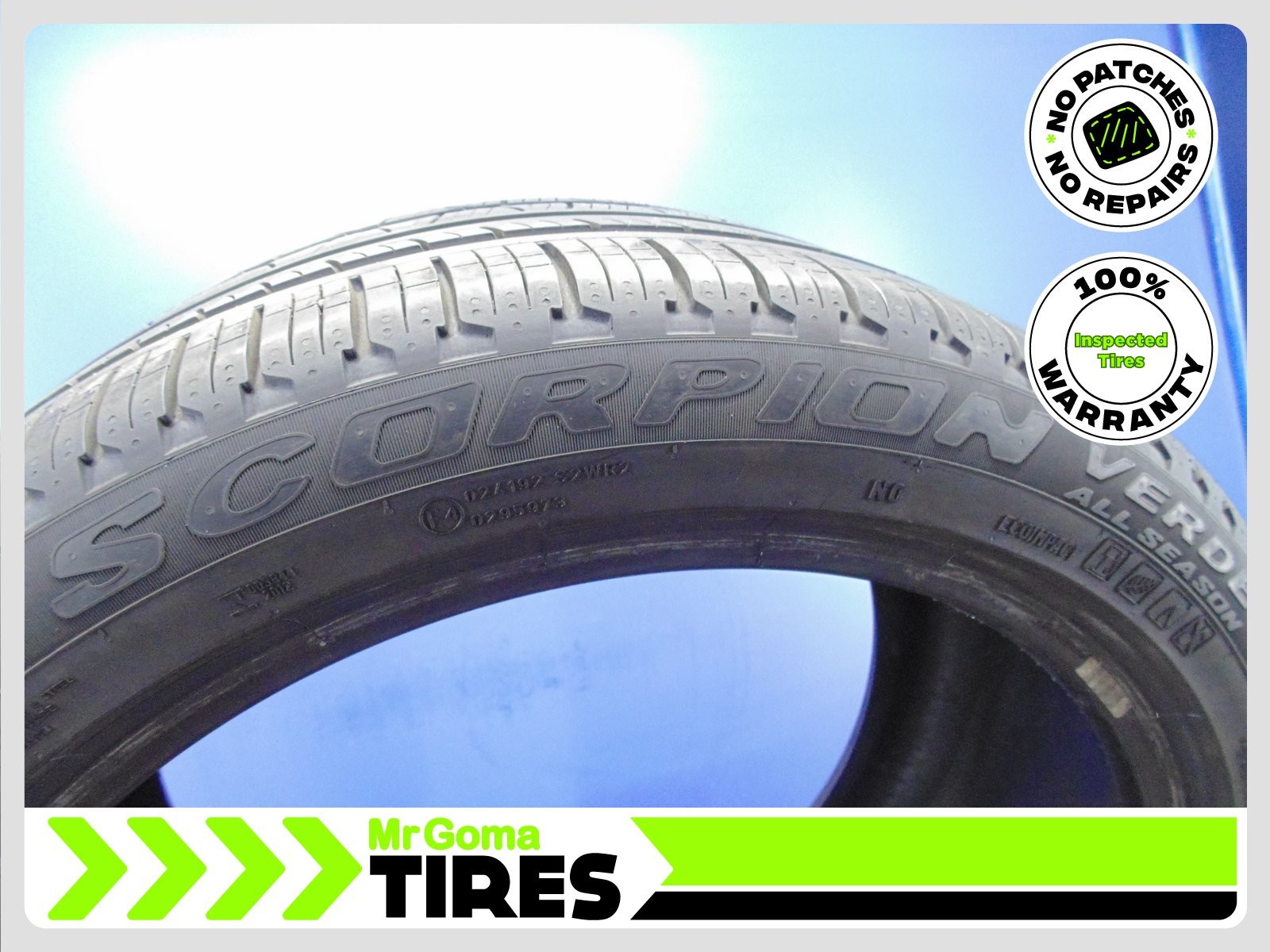 1 PIRELLI SCORPION VERDE AS NO XL 315/35R21 USED TIRE 79% LIFE NO PATCH 3153521