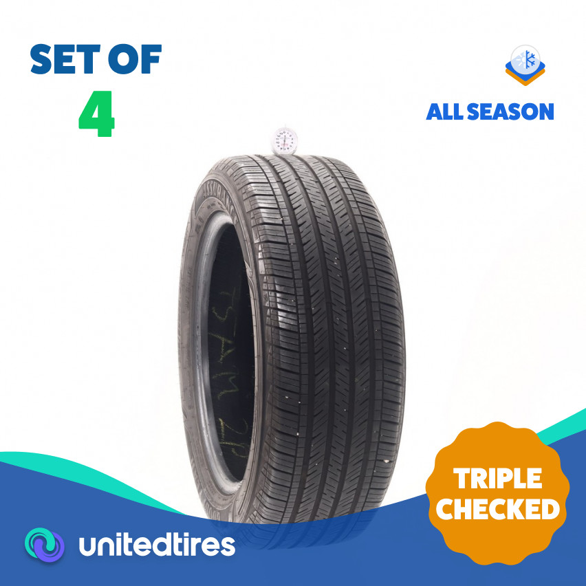 Set of (4) Used 225/55R18 Goodyear Assurance Finesse 98H – 7-8/32
