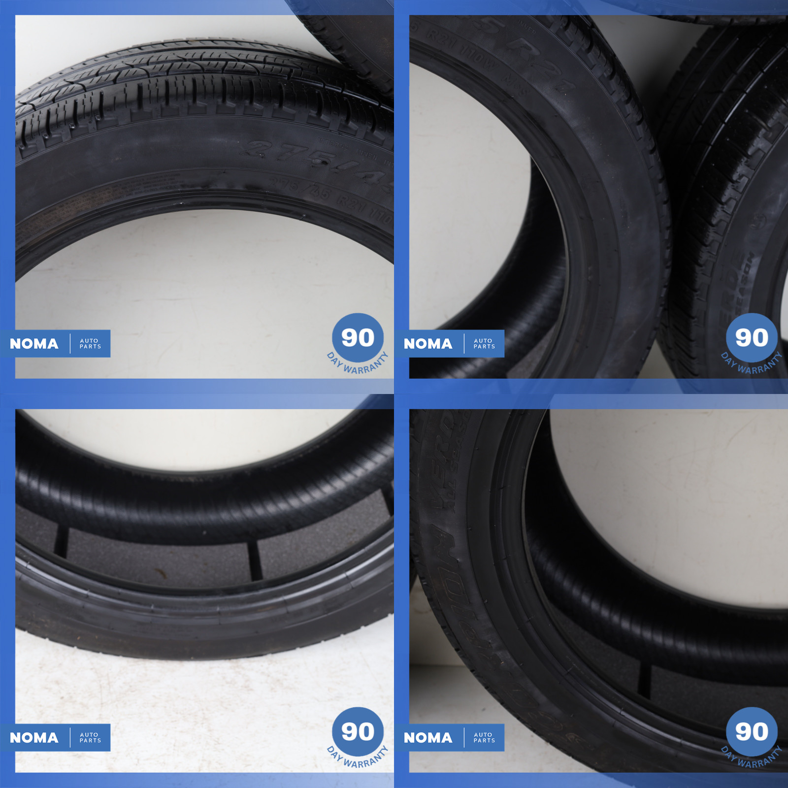 275/45R21 Pirelli Scorpion Verde AS LR 275 45 21′ 110W DOT: 4321 Tires
