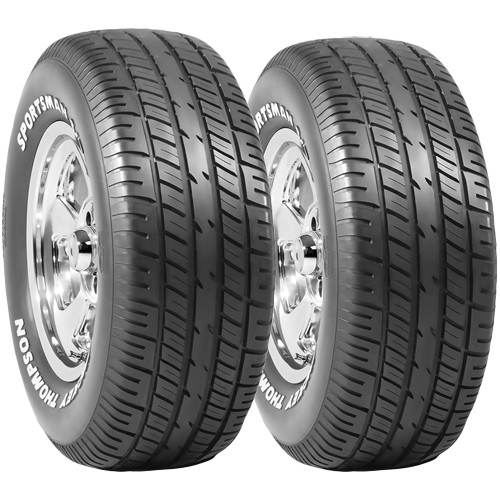 (QTY 2) 235/60R15 Mickey Thompson Sportsman S/T 98T SL White Letter Tires