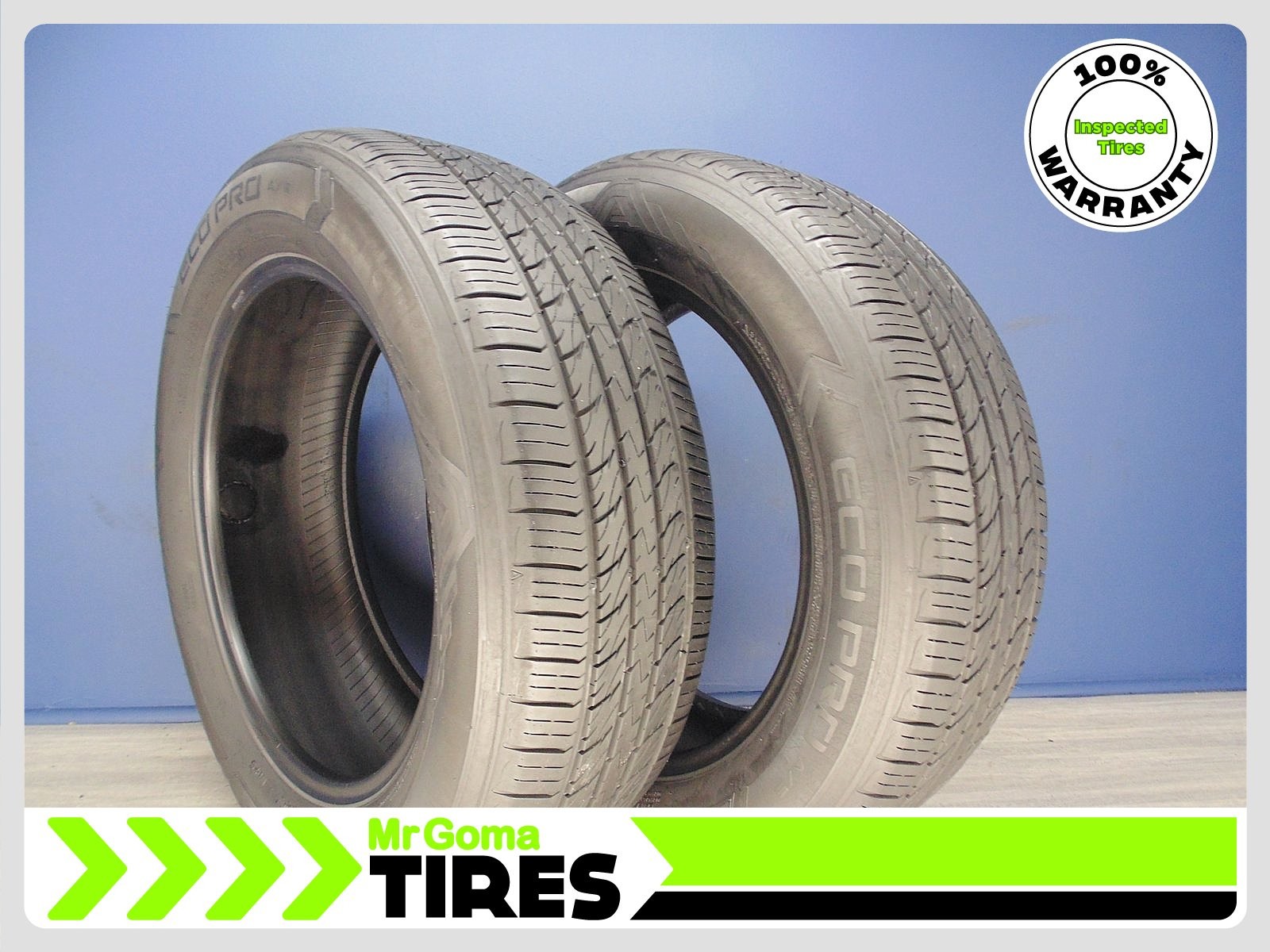 2 ARROYO ECO PRO A/S XL 255/60R18 USED TIRES 7.7/32 TREAD 255/60/18 104V 2556018
