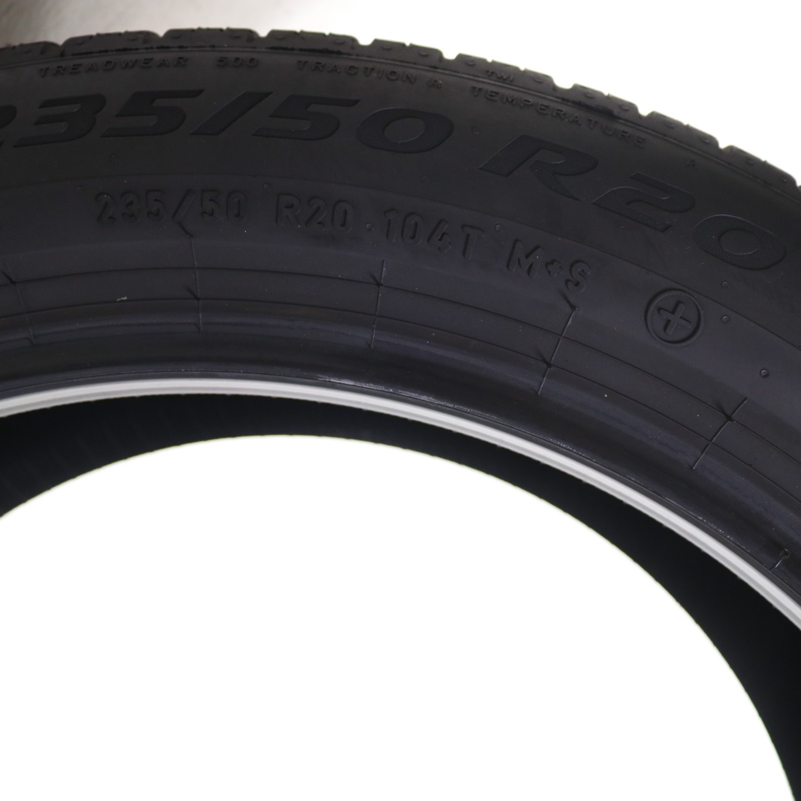 Set of 2 Used 235/50R20 Pirelli Scorpion Zero All Season Elect + – 104T – 7/32