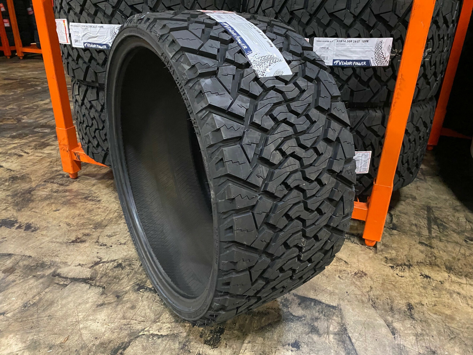 1 NEW 33X14.50R26 E Venom Terra Hunter XT 33 14.50 26 All Terrain Tires AT 10ply