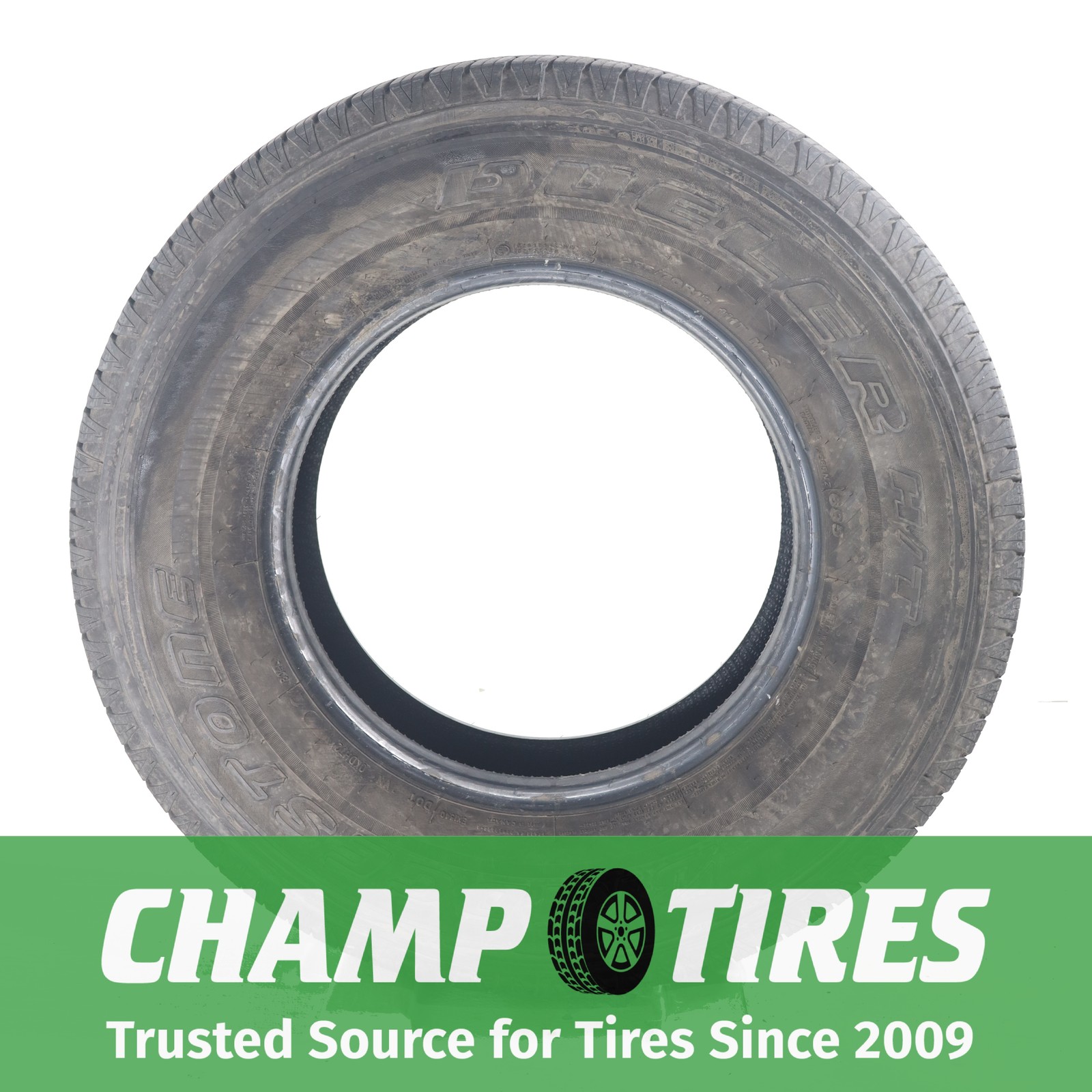P255/70R16 Bridgestone Dueler H/T 685 111 T Used 8/32nds