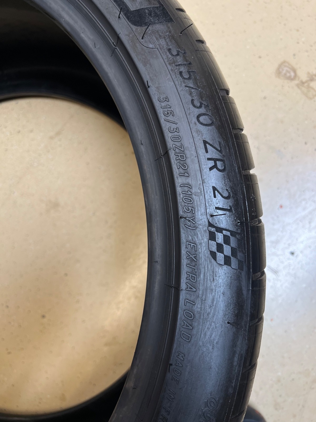 1 – NICE 315/30ZR21 XL (105Y) Michelin Pilot Sport 4 Acoustic (N0) – 11041