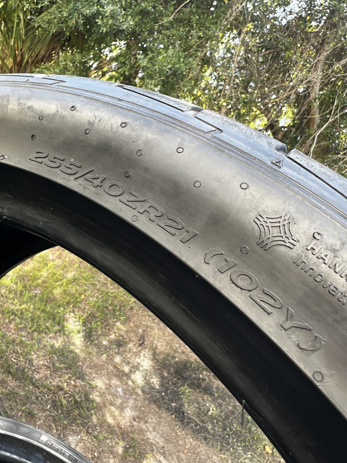 1 Tire Hankook Ventus S1 Evo Z ★ BMW 255/40ZR21 102Y DOT.1323 6.5/32