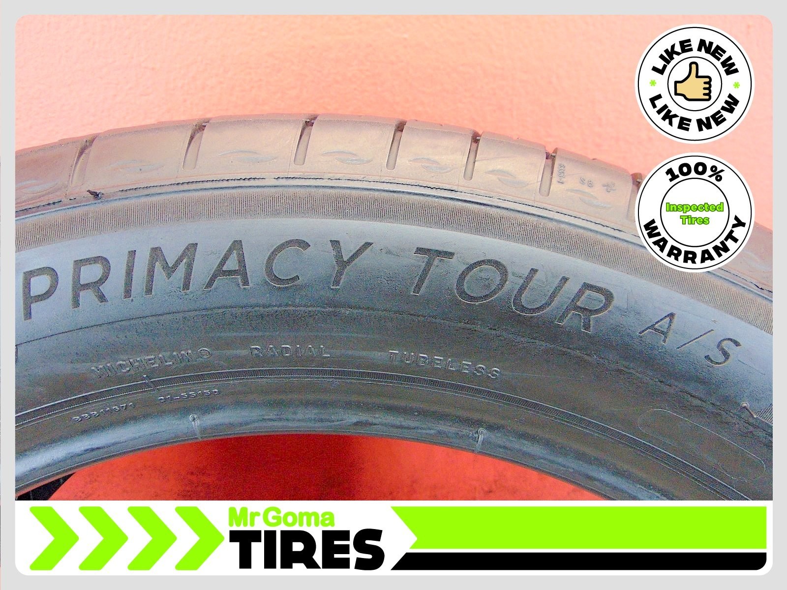 1 MICHELIN PRIMACY TOUR A/S 245/50R20 USED TIRE 7.9/32 Tread DOT 2024 2455020