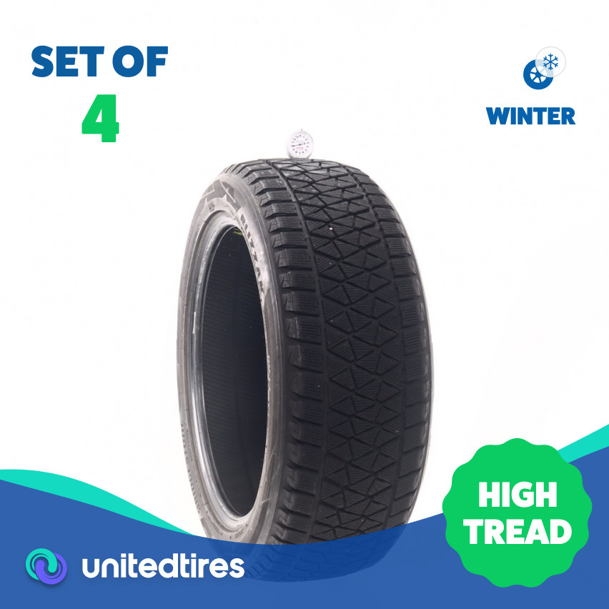 Set of (4) Used 245/50R20 Bridgestone Blizzak DM-V2 102T – 10/32