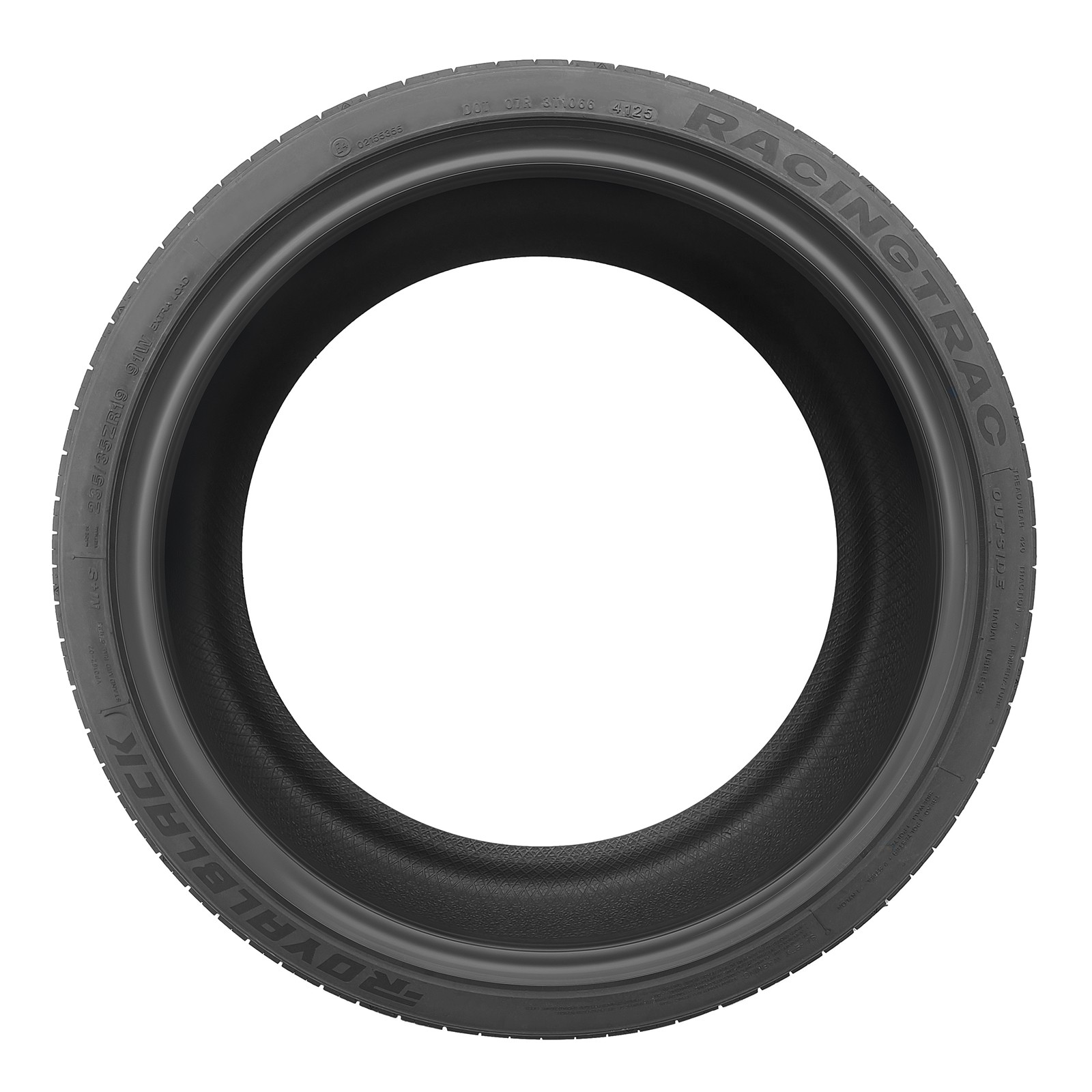 Single Tire 235/35ZR19 91W Ultra High Performance RACING TRAC Tire Enhanced