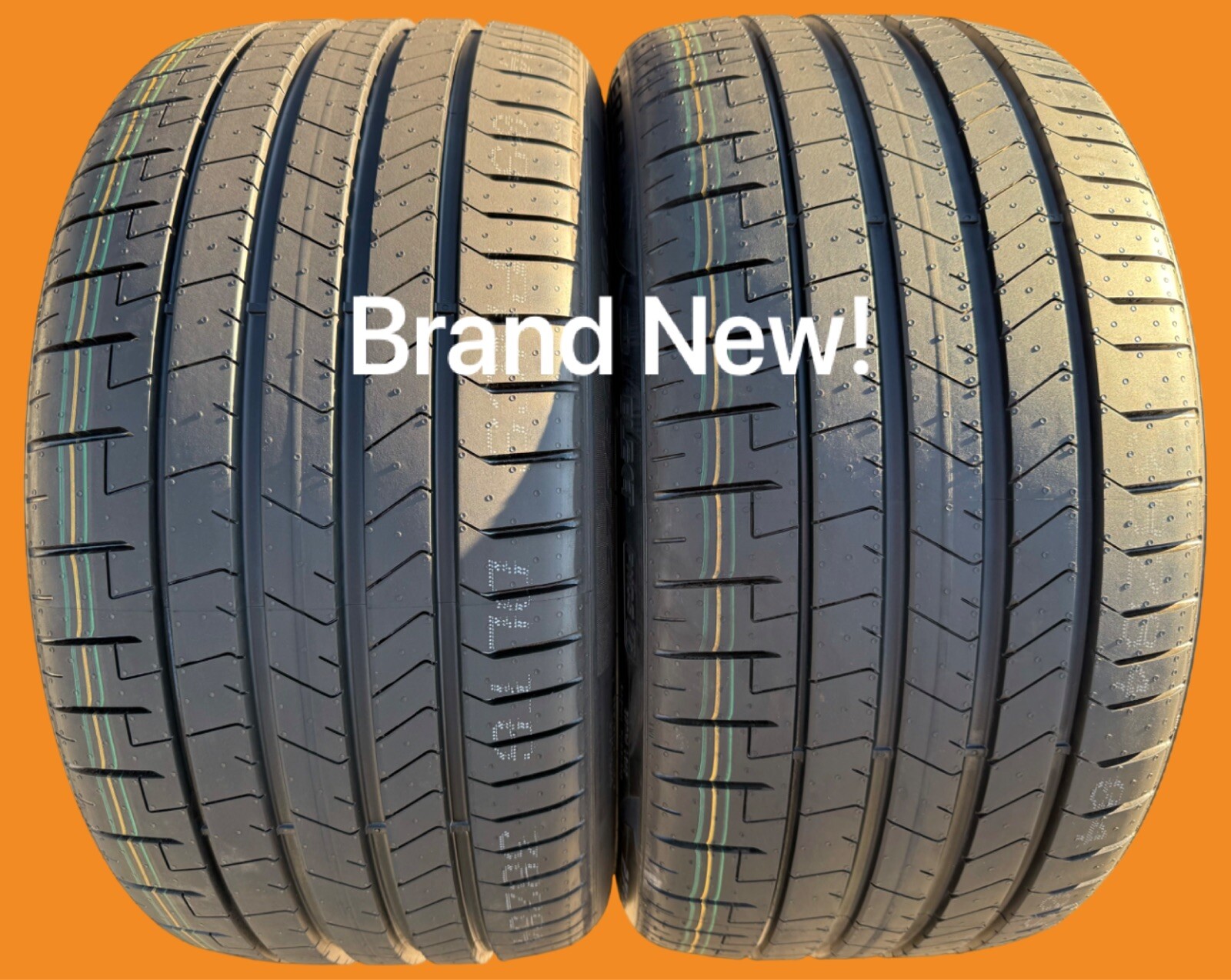 Set of TWO BRAND NEW Pirelli P Zero PZ4 275/30R20 97Y T1 Tesla ELECT PNCS Tires