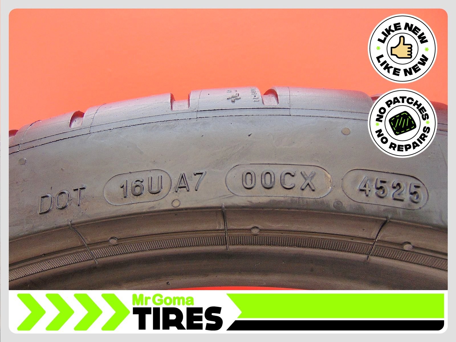 2 MICHELIN PILOT SPORT A/S 4S NAO XL 305/30ZR21 USED TIRES 9/32 TREAD 108V