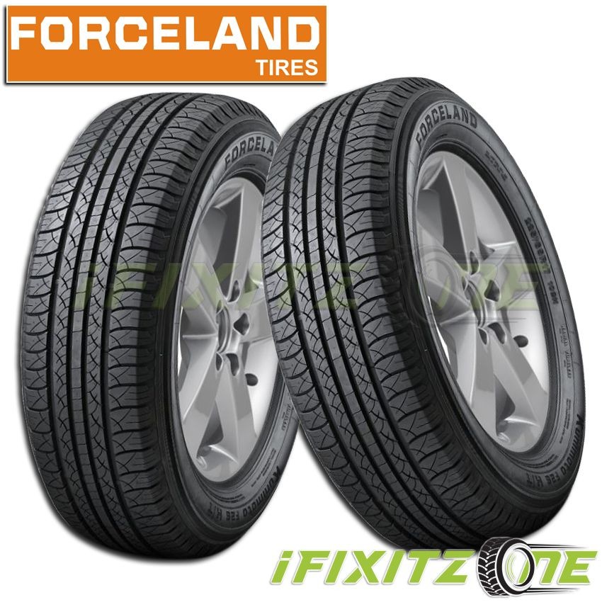 2 Forceland Kunimoto F26 245/70R16 111T Tires, Truck/SUV, All Season, 500AA, New
