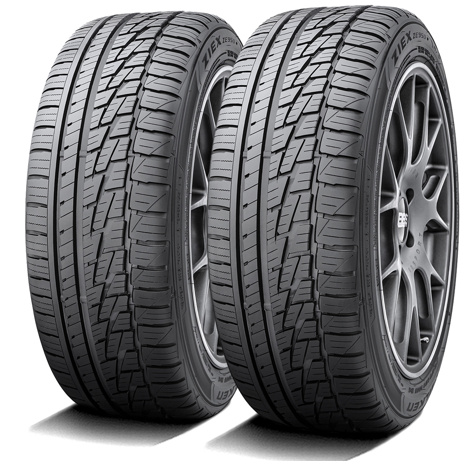 4 Tires Falken Ziex ZE950 A/S 205/50R17 93W XL AS Performance