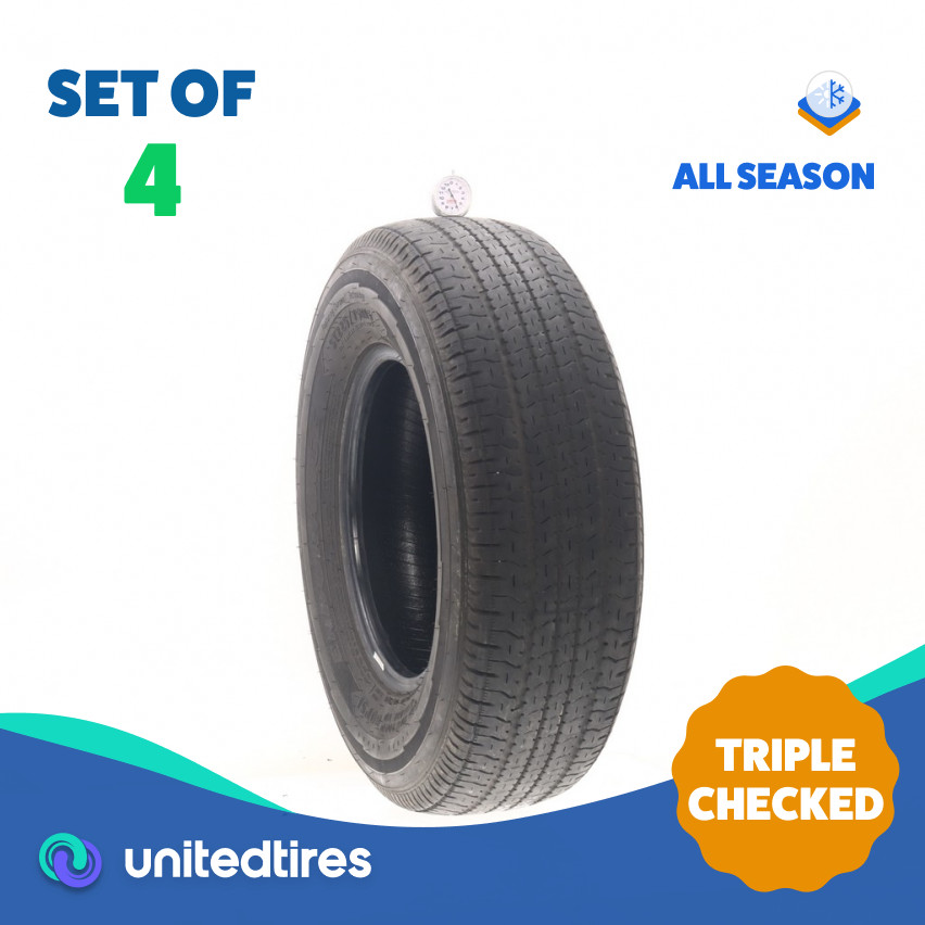 Set of (4) Used ST 225/75R15 Goodyear Endurance 117/112N – 6-7/32