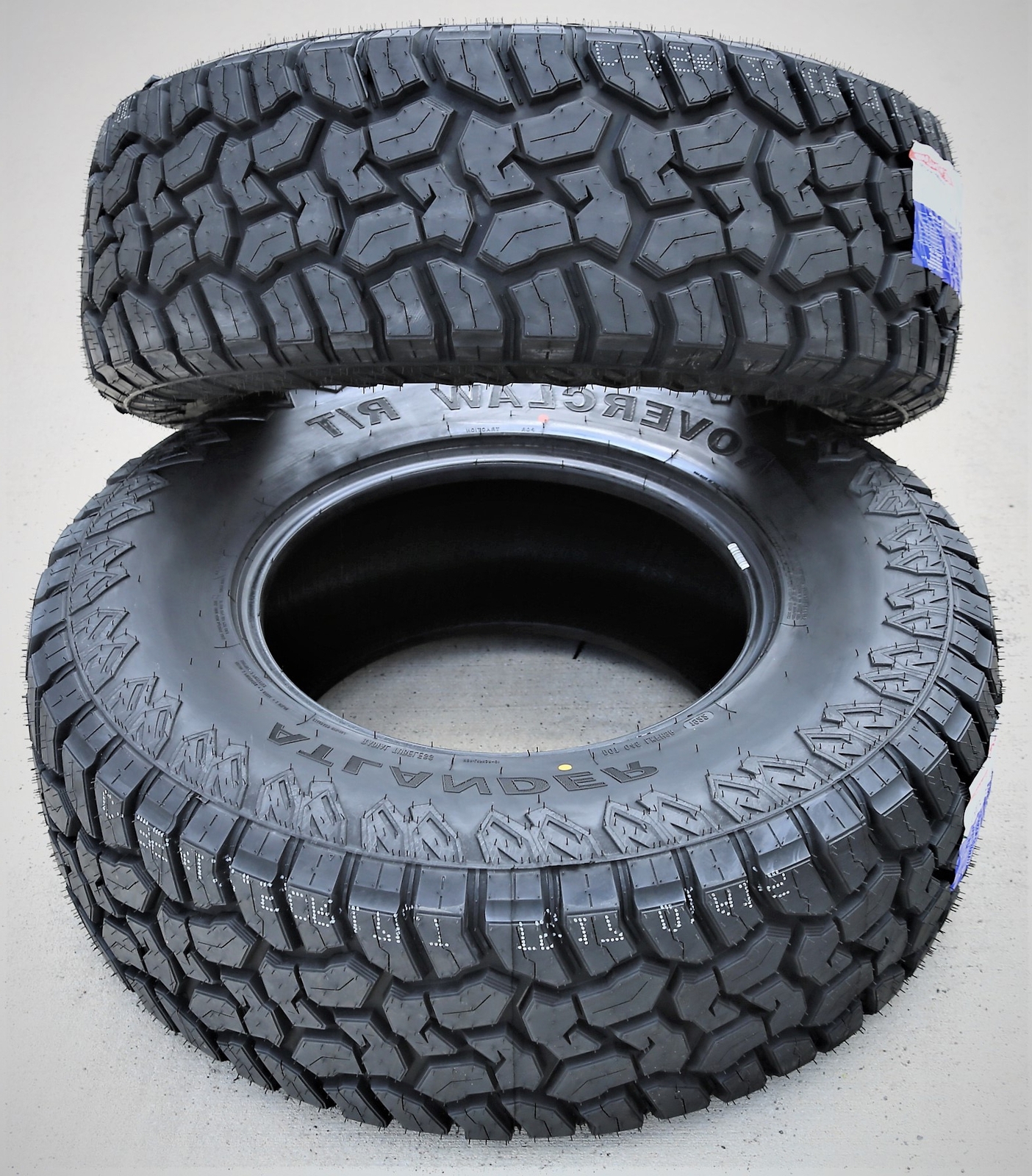 2 Tires LT 33X12.50R17 Atlander Roverclaw R/T RT Rugged Terrain Load E 10 Ply