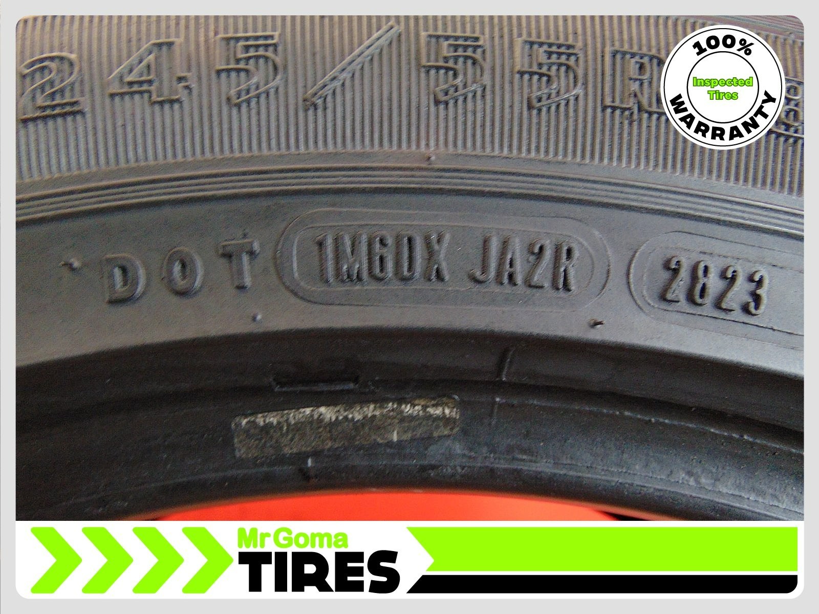 SET OF 4 GOODYEAR EAGLE RS-A 245/55R18 USED TIRES 7.1/32 TREAD 103V 2455518