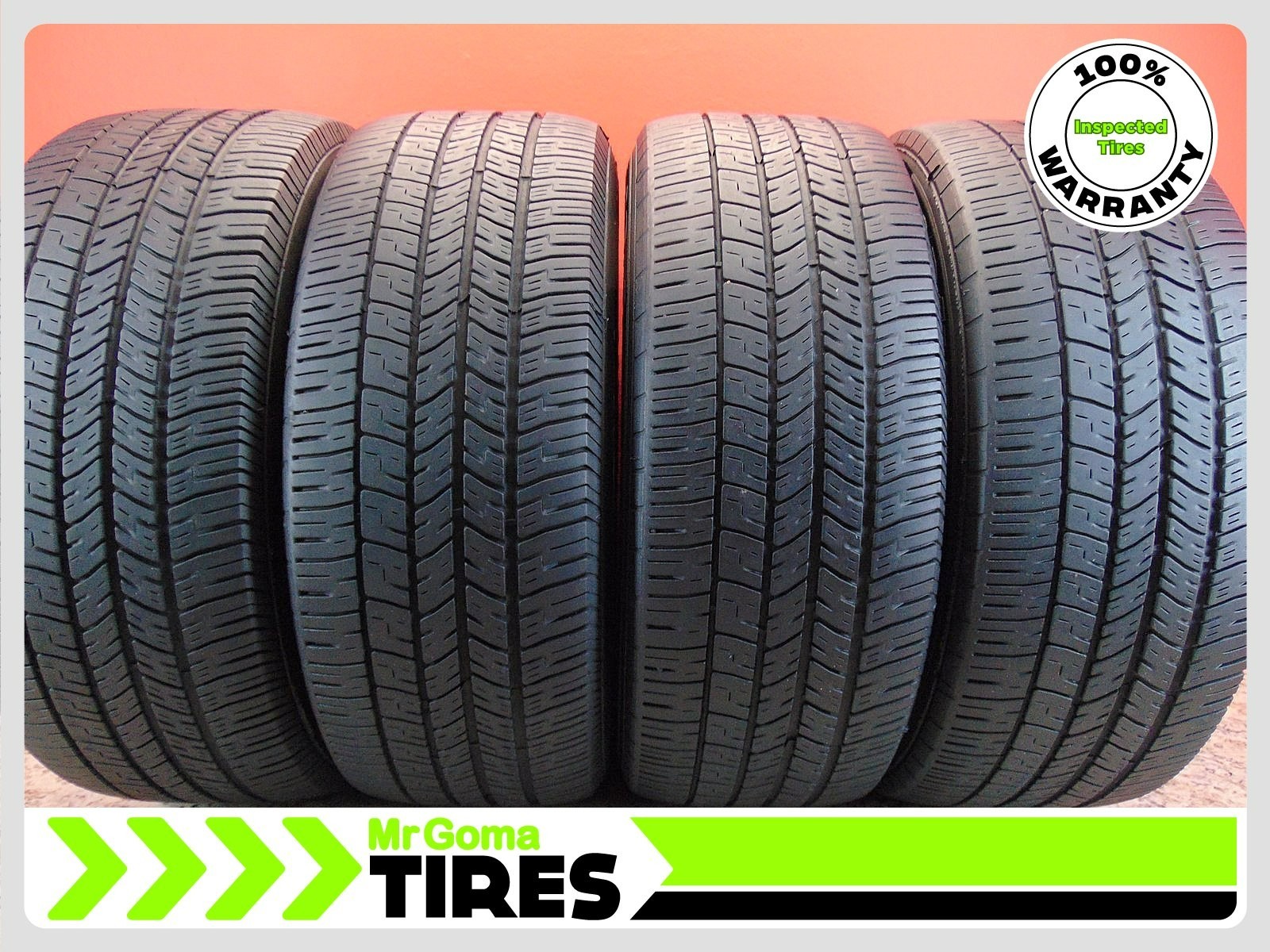 SET OF 4 GOODYEAR EAGLE RS-A 245/55R18 USED TIRES 7.1/32 TREAD 103V 2455518