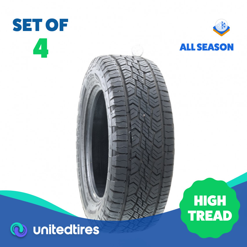 Set of (4) Used 255/60R18 Continental CrossContact ATR 108H – 9.5-11.5/32
