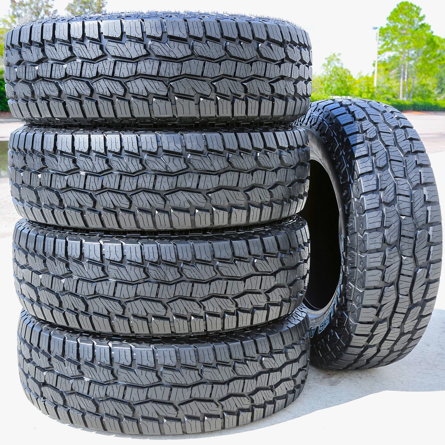 2 Atlas Tire Paraller A/T 305/70R16 124/121R E 10 Ply (OWL) 55k Mi Warranty