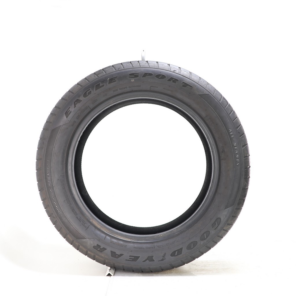 Set of (4) Used 235/55R18 Goodyear Eagle Sport AO 100H – 7.5-9/32