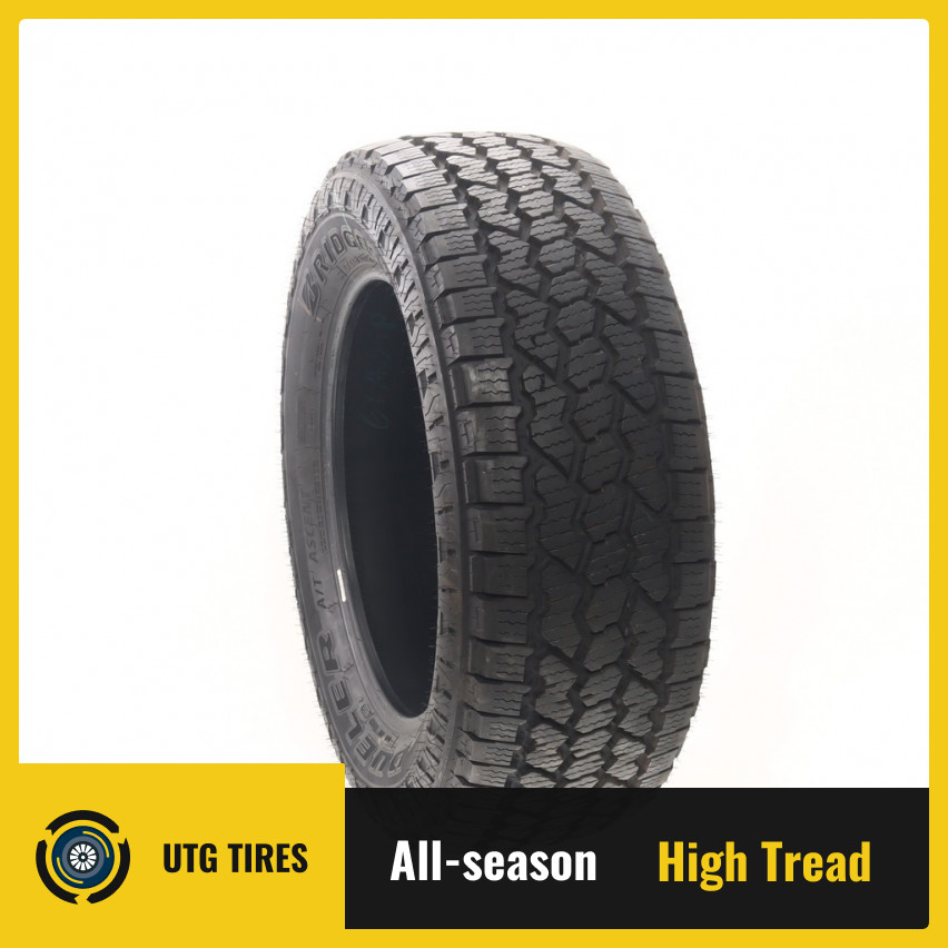 Used LT 285/60R20 Bridgestone Dueler A/T Ascent Enliten 125/122R – 14.5/32