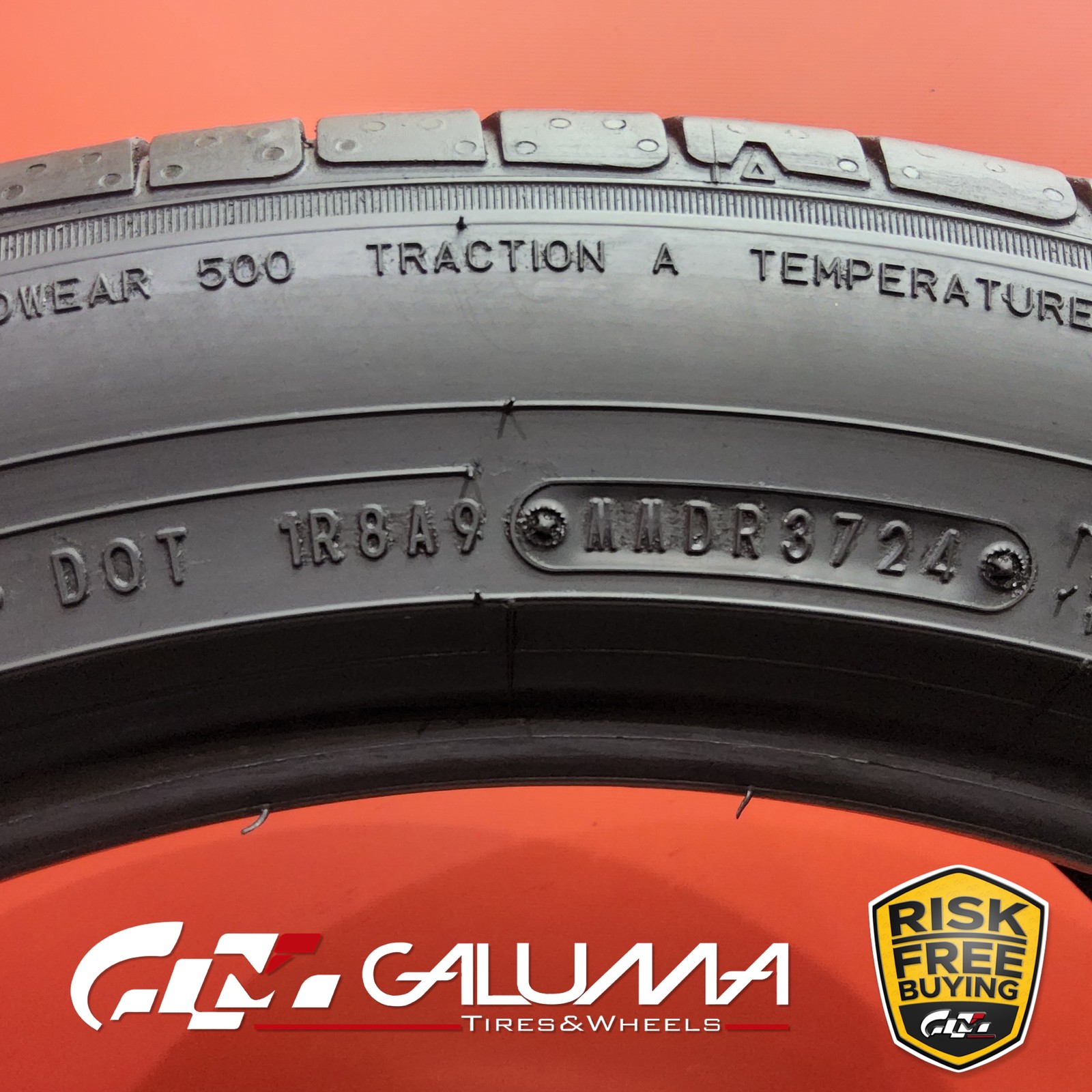 Set of 4 Tires Falken Azenis FK460 A/S 255/45ZR20 & 285/40ZR20 No Repairs #95618