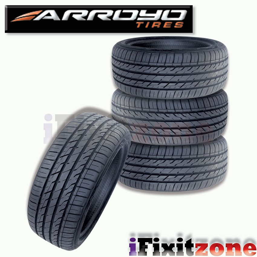 4 Arroyo Grand Sport A/S 205/55R16 94W Tires, 500AA, 55,000 MILE, All Season