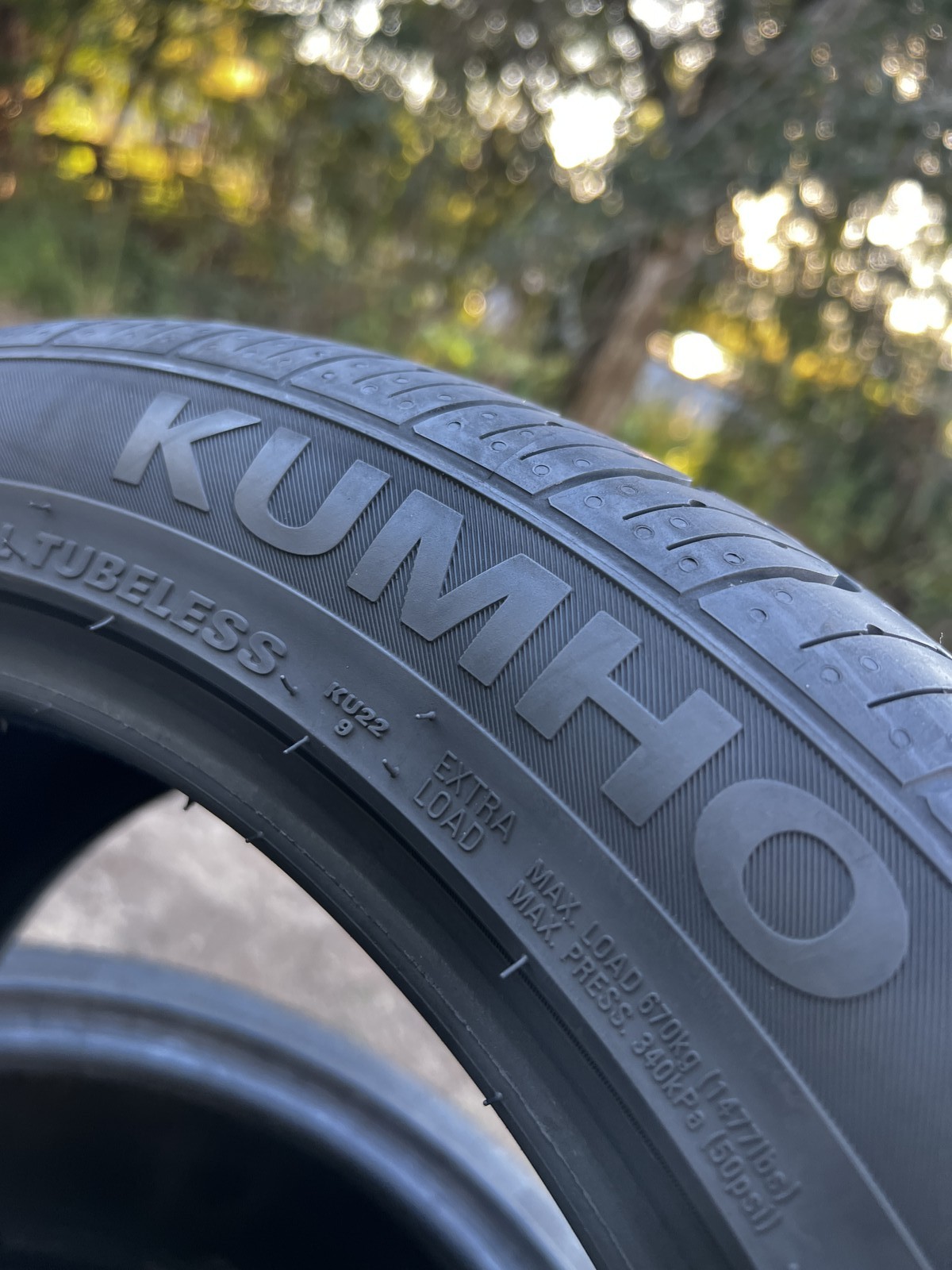 1 Tire Kumho Ecsta 4X II 225/45ZR17 94W DOT.1625 9.5/32