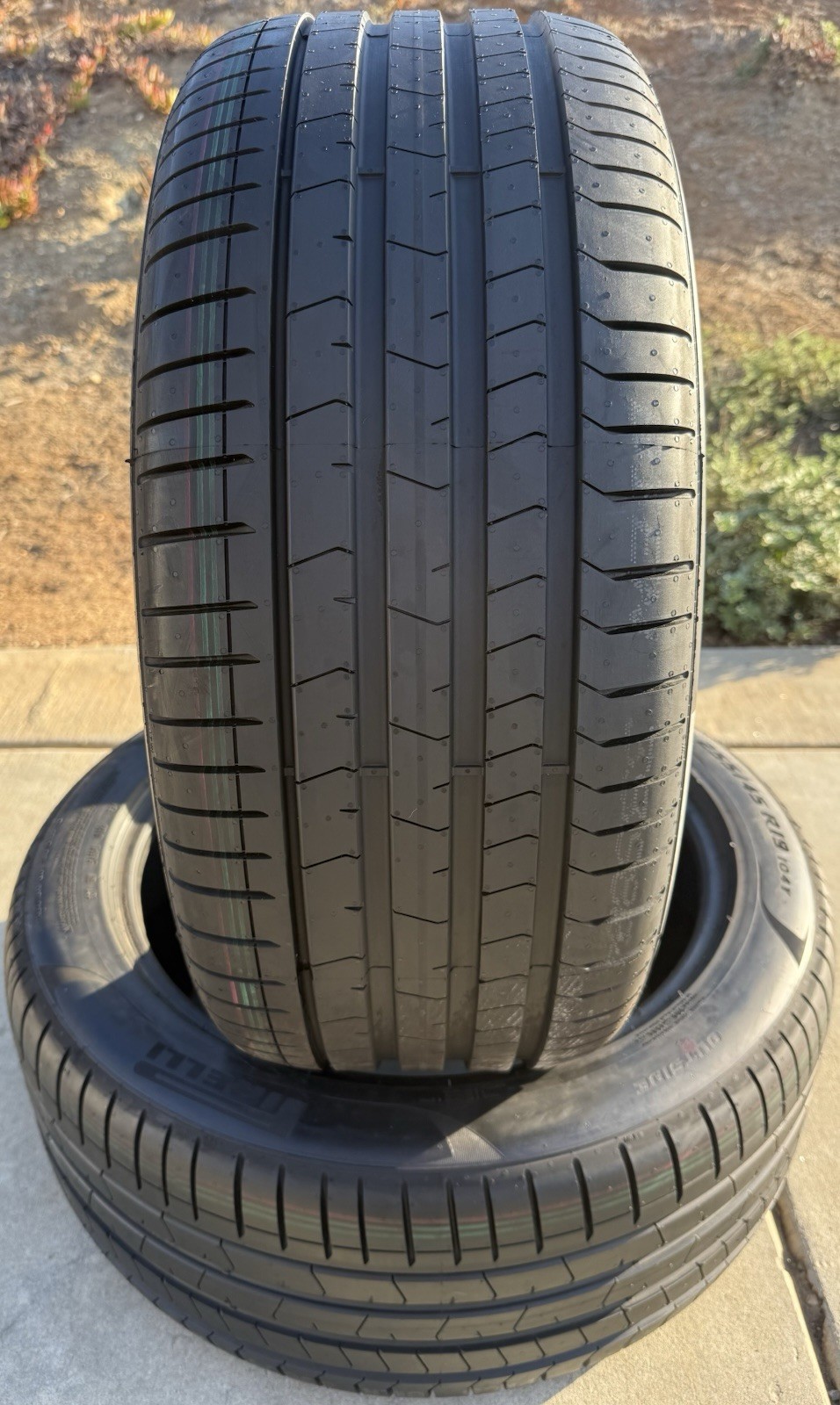 4X BRAND NEW Pirelli P Zero PZ4 Tesla Model S Tires 2X 255/45R19 & 2X 285/40R19!