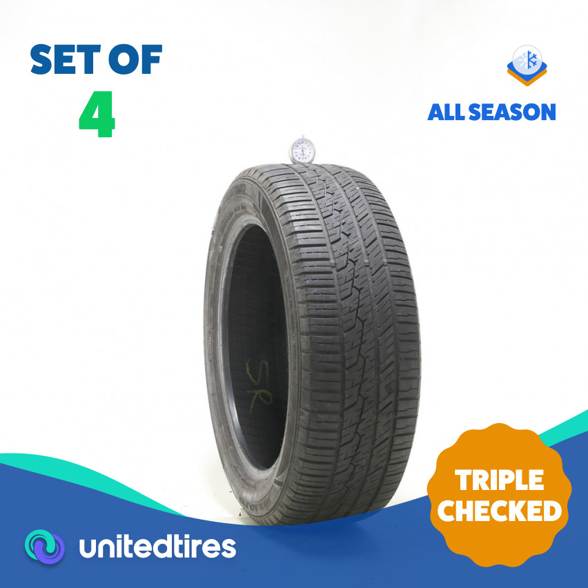 Set of (4) Used 215/55R18 Sumitomo HTR A/S P03 95H – 6.5-8.5/32 (17K11)
