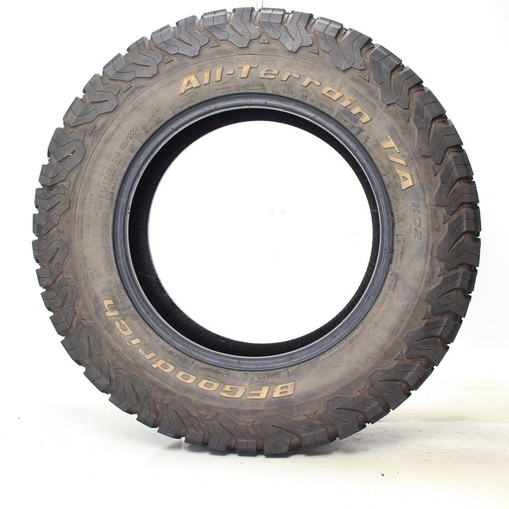 Set of (4) Used LT 285/65R18 BFGoodrich All-Terrain T/A KO2 – 9.5-10.5/32