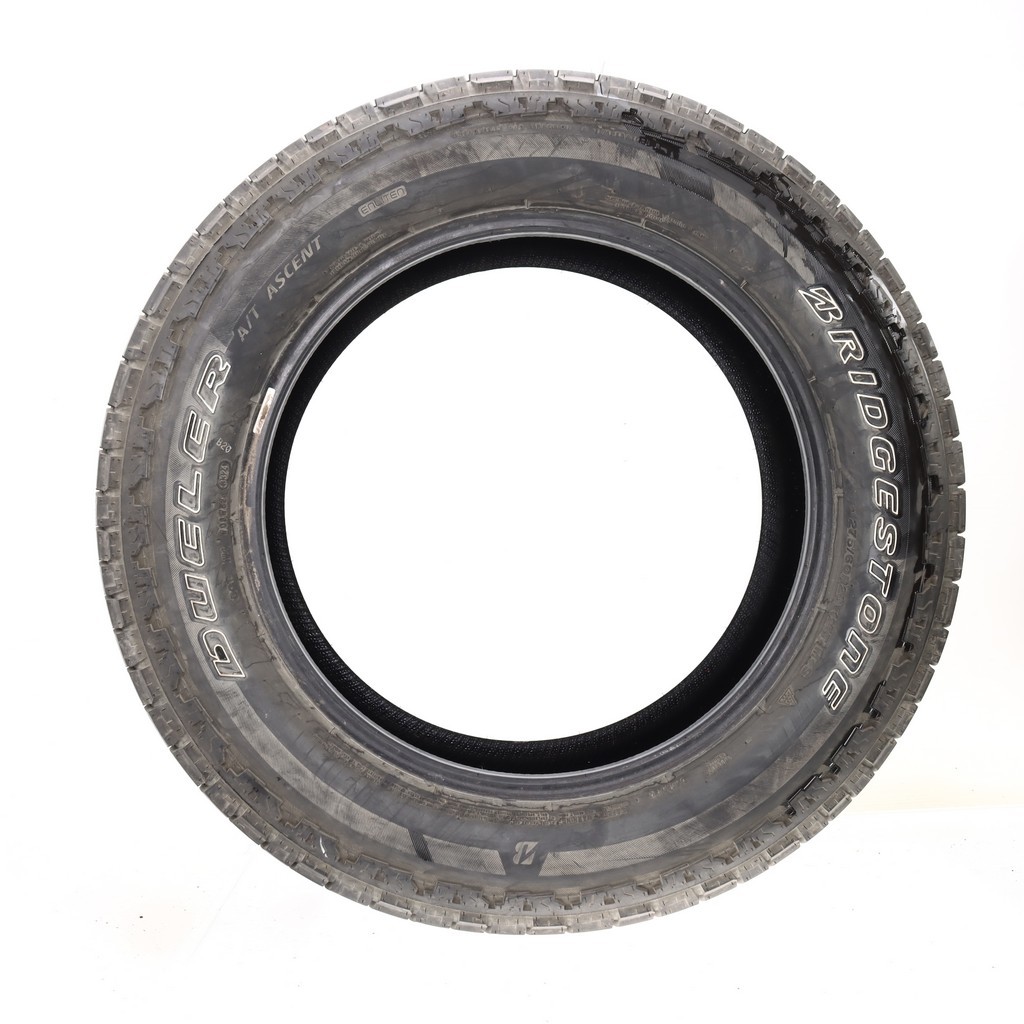 Set of (4) Used 275/60R20 Bridgestone Dueler A/T Ascent Enliten 115T – 9.5-11/32