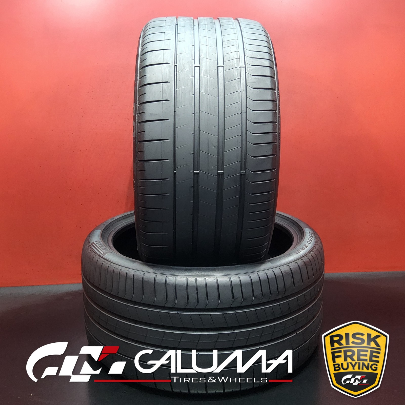 Set of 2 Tires LikeNEW Pirelli P Zero PZ4 PNCS XL ZR21 315/30/21 No Patch 92542