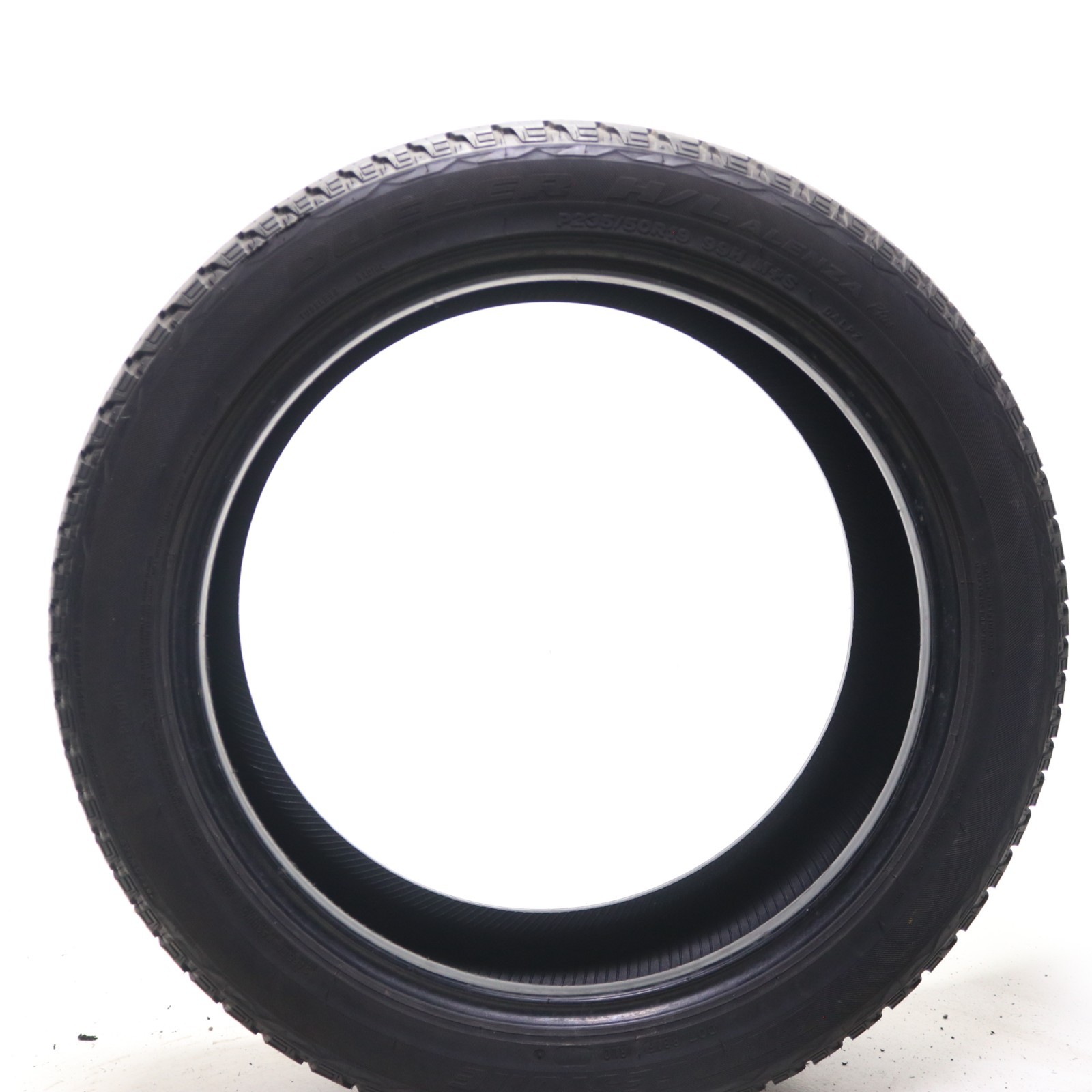 Set of 2 Used 235/50R19 Bridgestone Dueler H/L Alenza Plus – 99H – 7-8/32