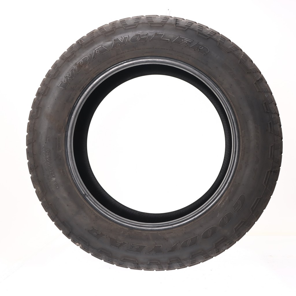 Set of (4) Used 275/60R20 Goodyear Wrangler Trailrunner AT 115S – 6.5-7/32