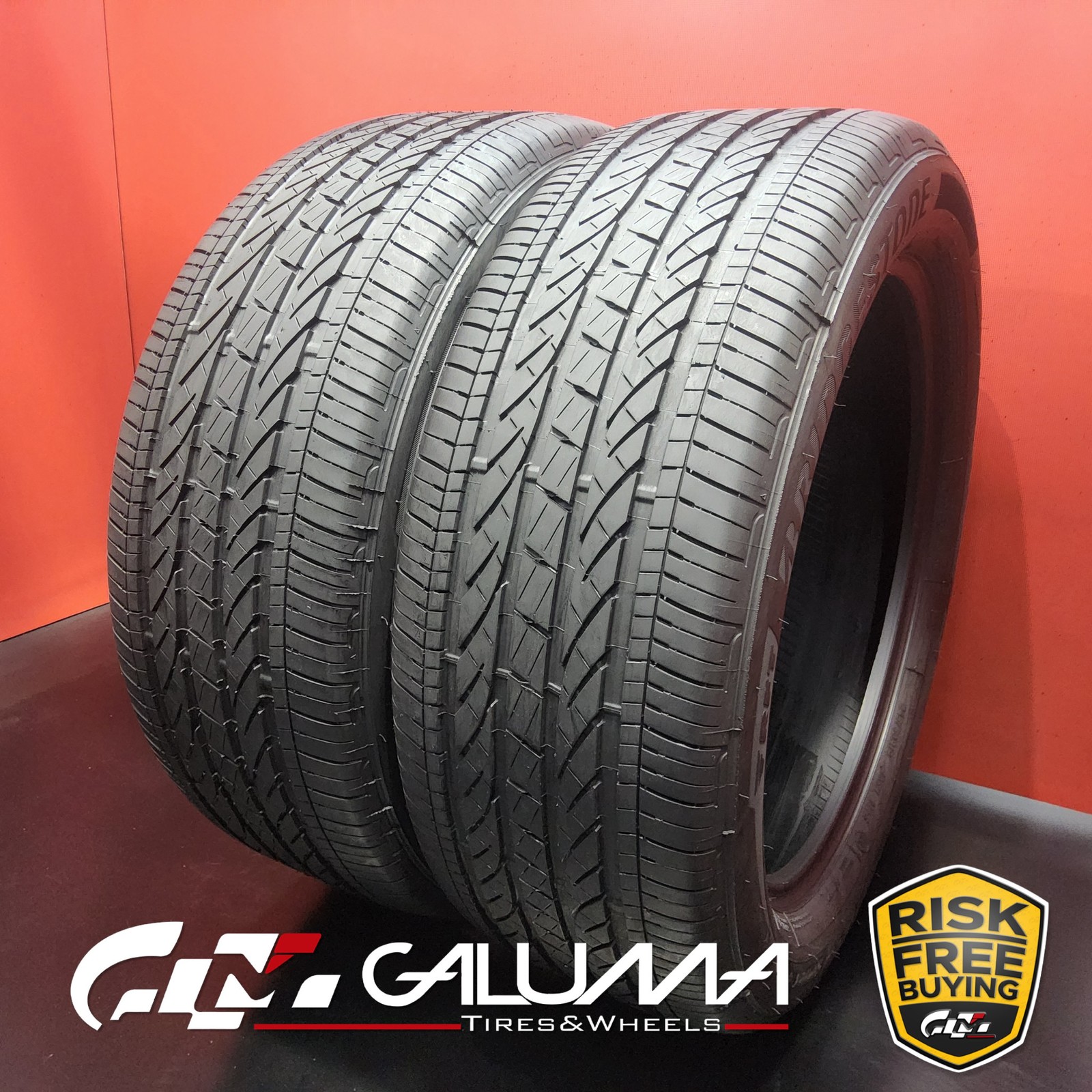 Set of 2 Tires Bridgestone Dueler H/P Sport AS RFT ★ Run Flat XL 245/50R19 93999