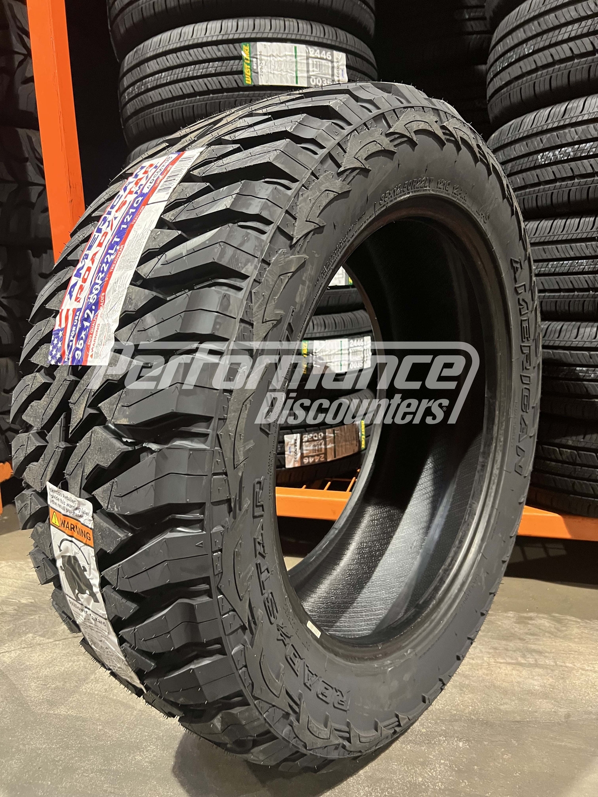 4 New American Roadstar M/T Mud Tires 35X12.50R22 121Q LRF 35 12.50 22 3512.5022
