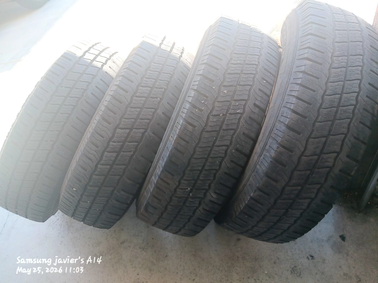 Set Of 4 Michellin 225/75/16 Load Range E Agylys Tires..real Nice Shape.2024dot