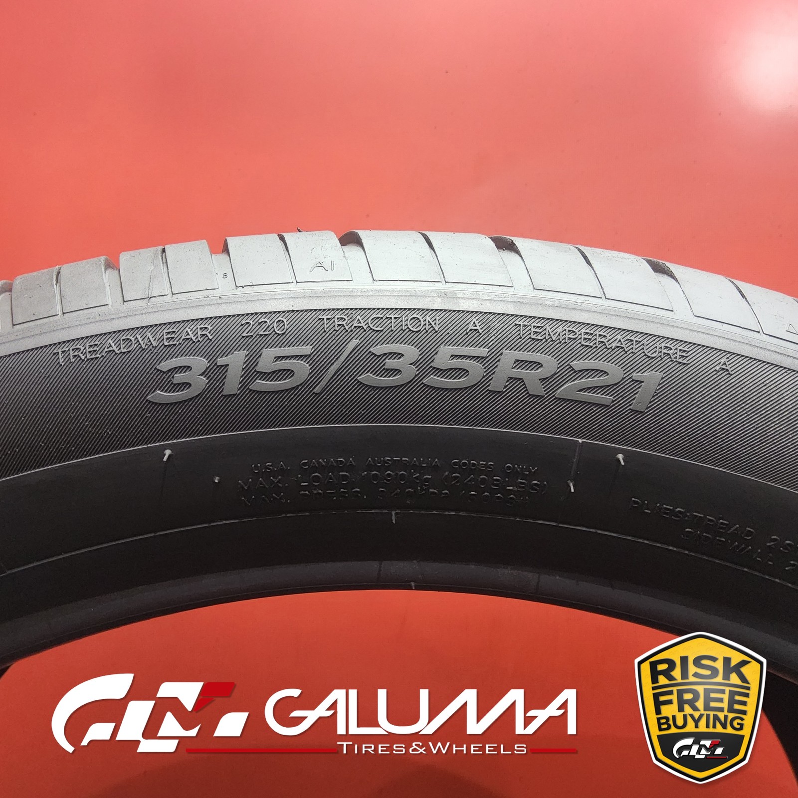 Set of 2 Tires LikeNEW Hankook Ventus S1 Evo3 SUV HRS ★ RunFlat 315/35R21 #96048