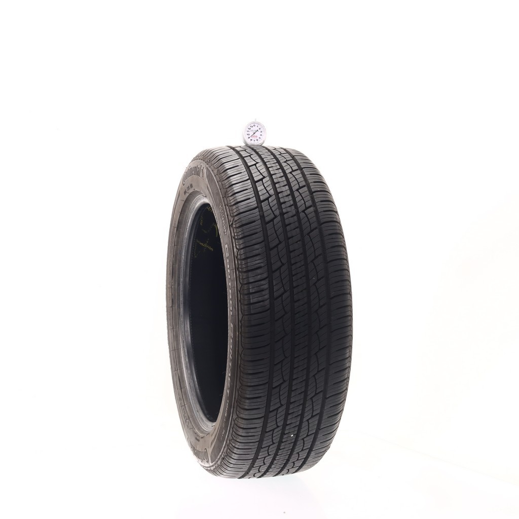 Set of (4) Used 215/55R17 Continental ControlContact Tour A/S Plus 94V – 8-9/32